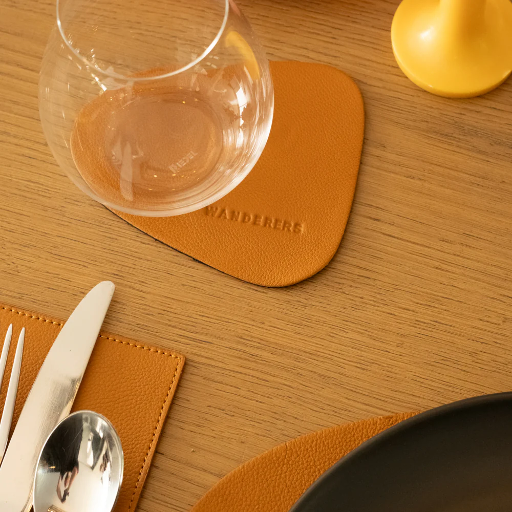 Abstract Leather Coaster - Image 5