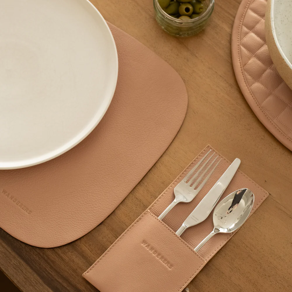 Abstract Leather Placemat - Image 7