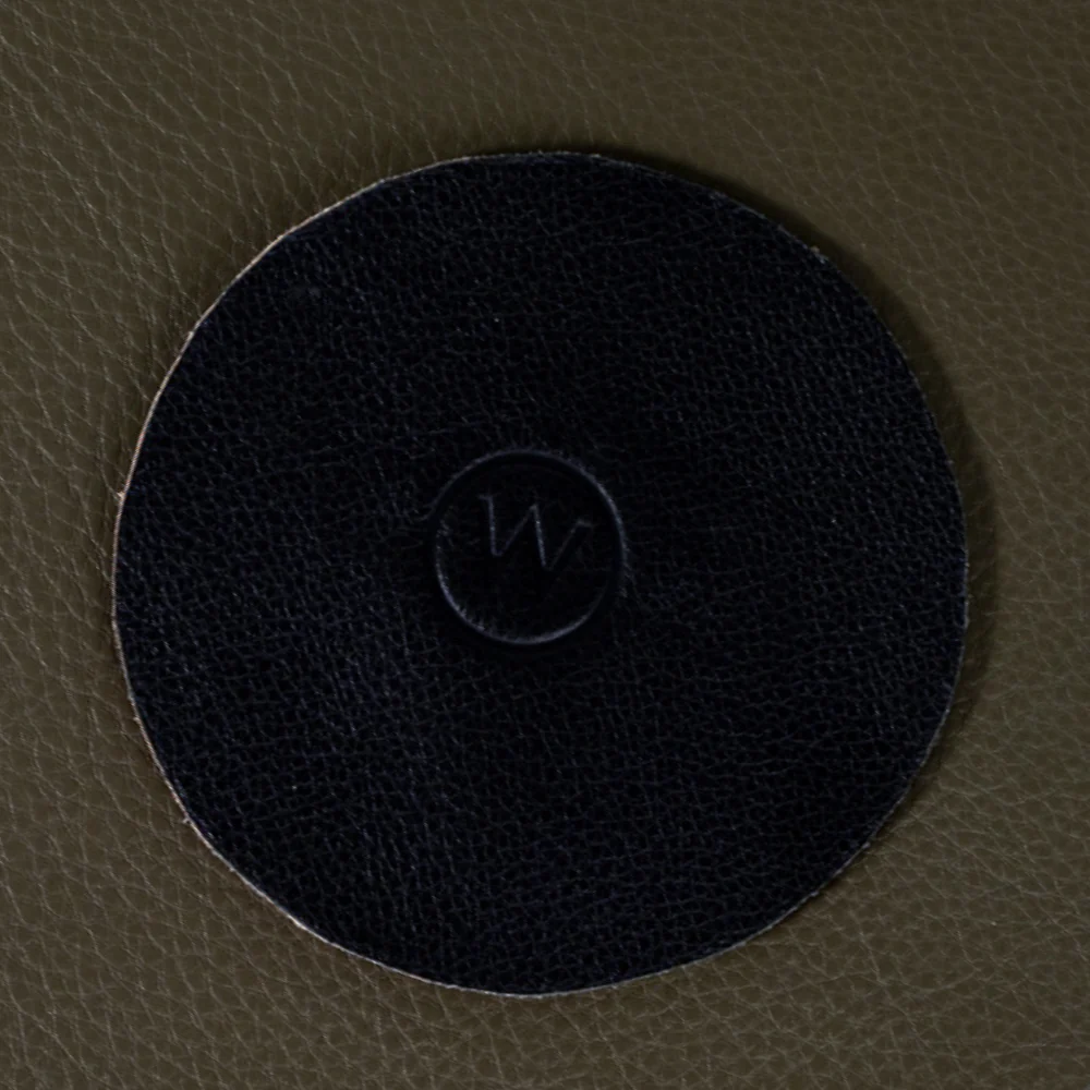 Leather Circle Coaster - Image 2