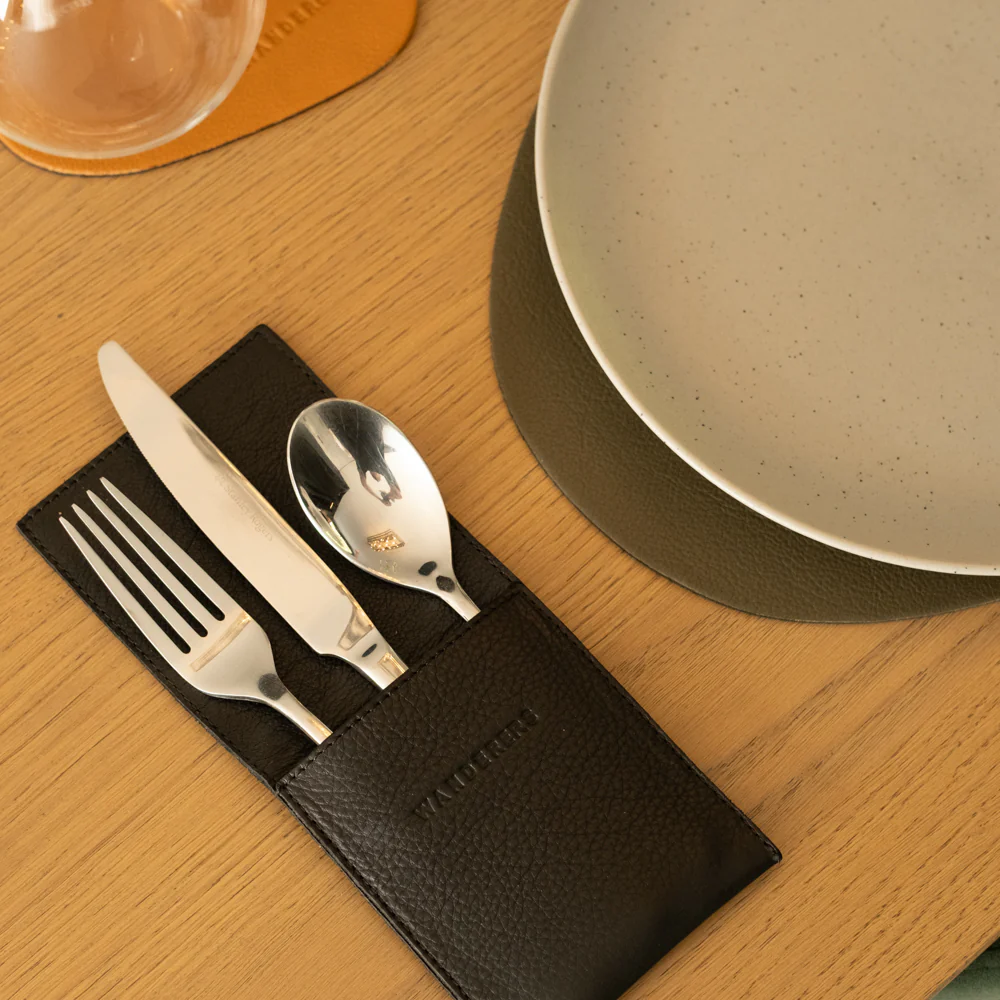 Leather Cutlery Pouch - Image 18