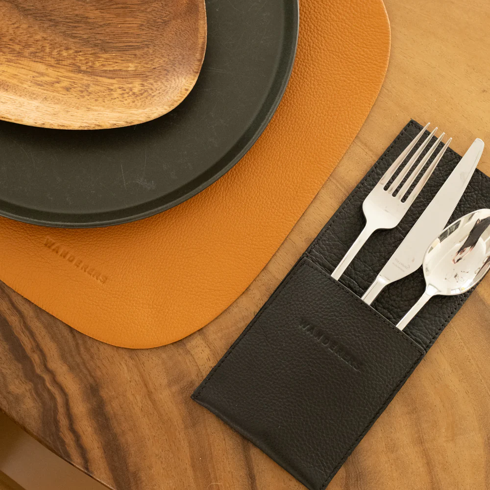 Leather Cutlery Pouch - Image 30