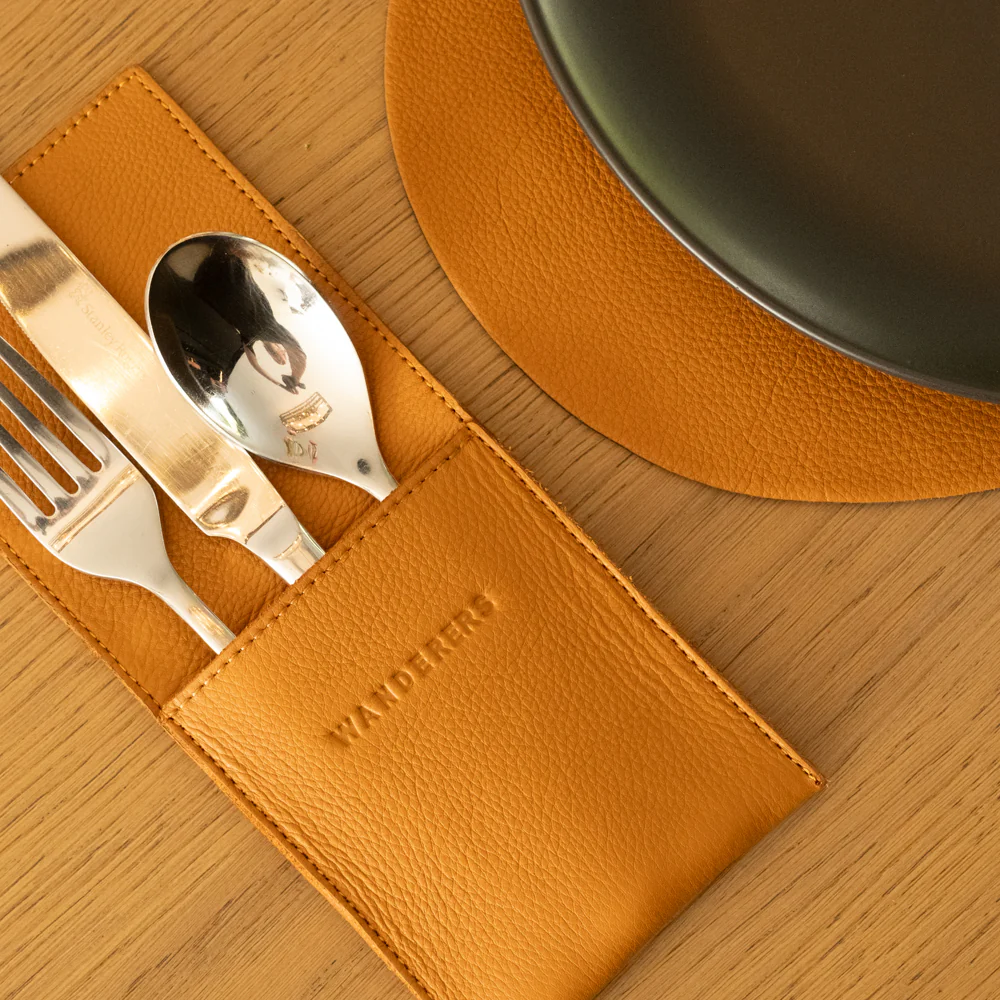 Leather Cutlery Pouch - Image 61