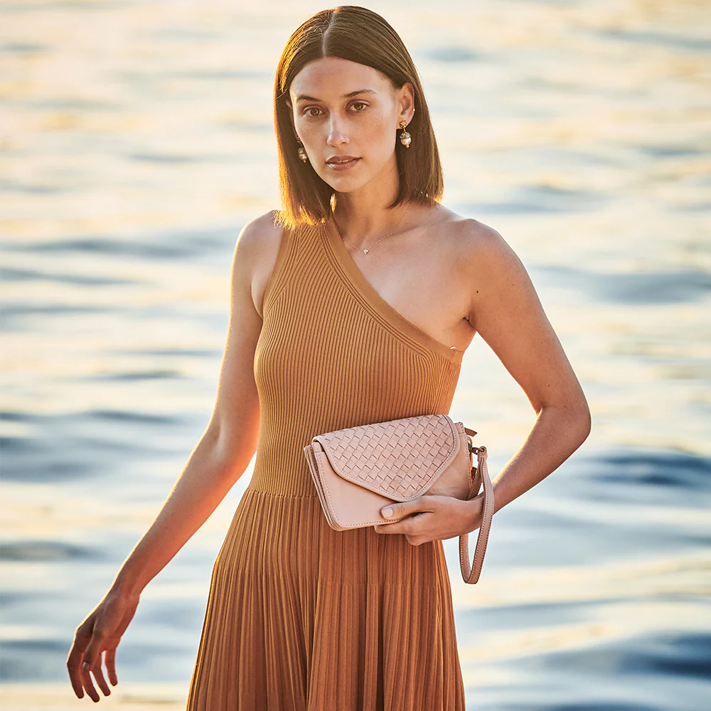 The Petite Marseille Woven Crossbody Wallet - Image 47