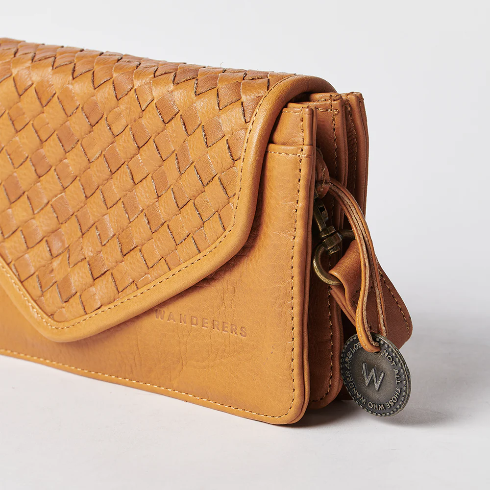 The Petite Marseille Woven Crossbody Wallet - Image 9