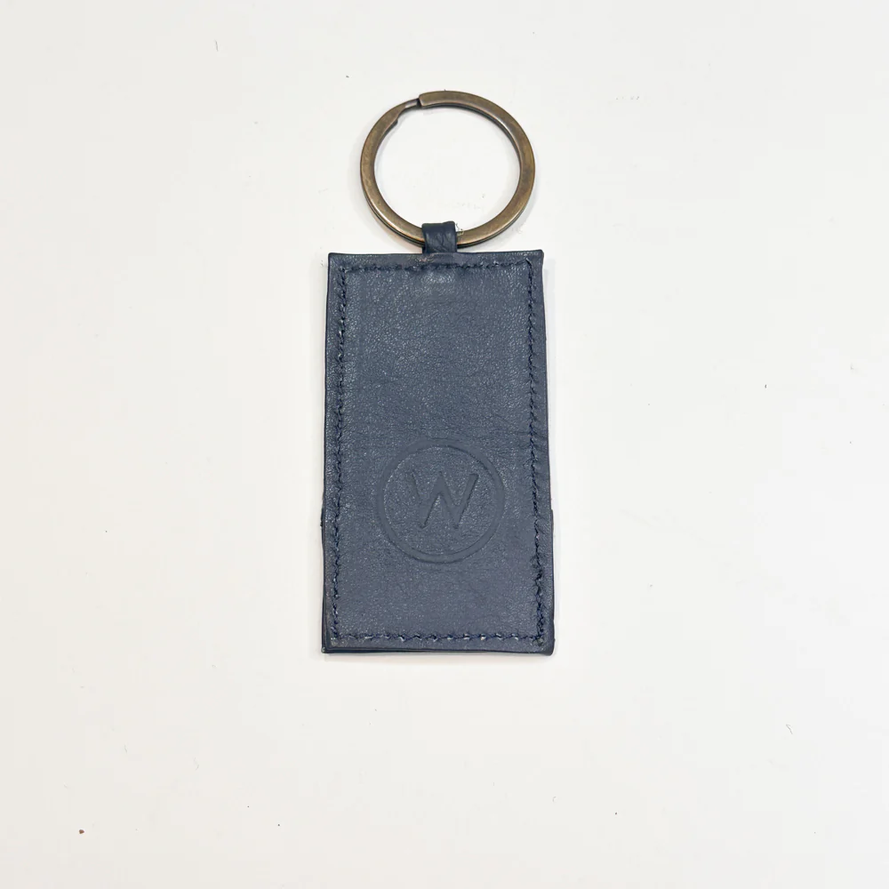 Wanderers Leather Rectangle Keyring - Image 13