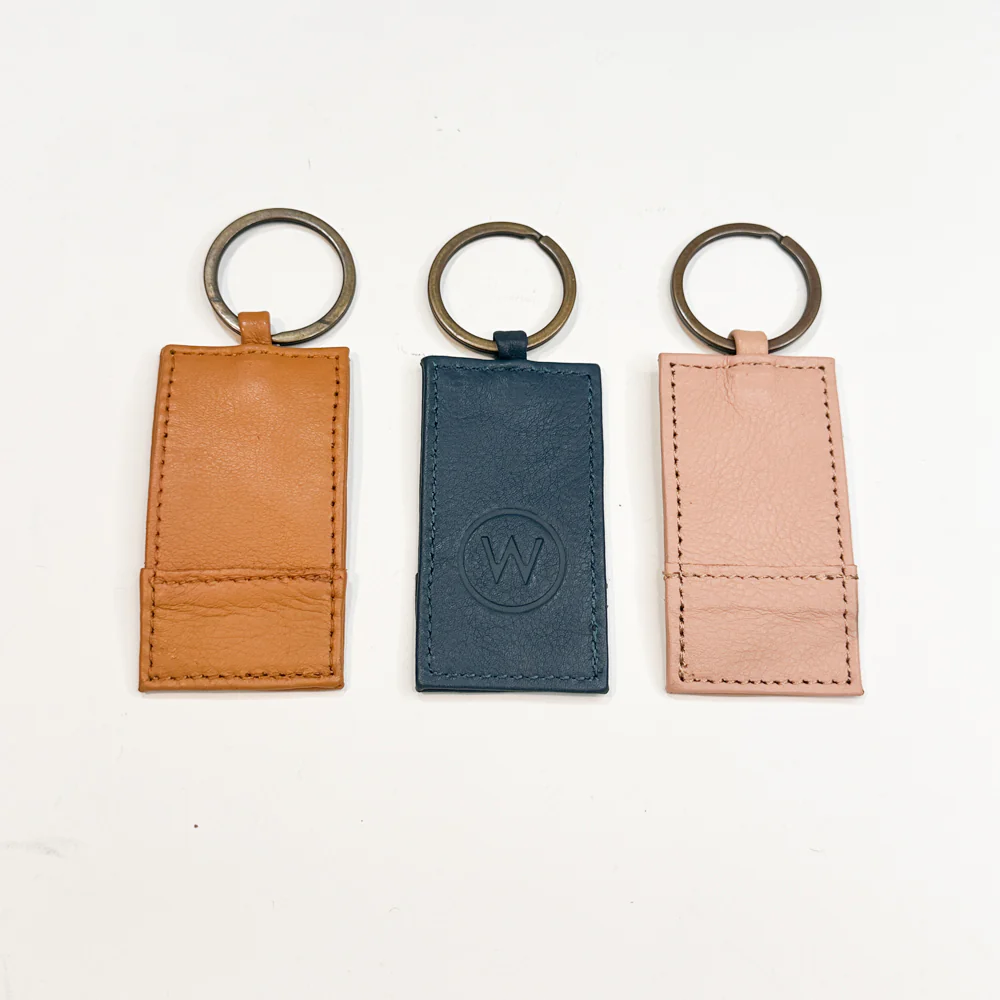 Wanderers Leather Rectangle Keyring - Image 27