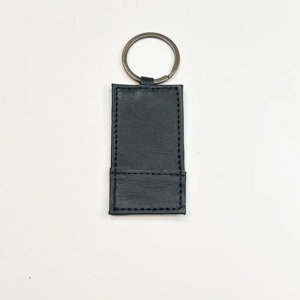 Wanderers Leather Rectangle Keyring - Image 32